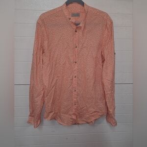 Zara Mens Long Sleeve Button Down Shirt